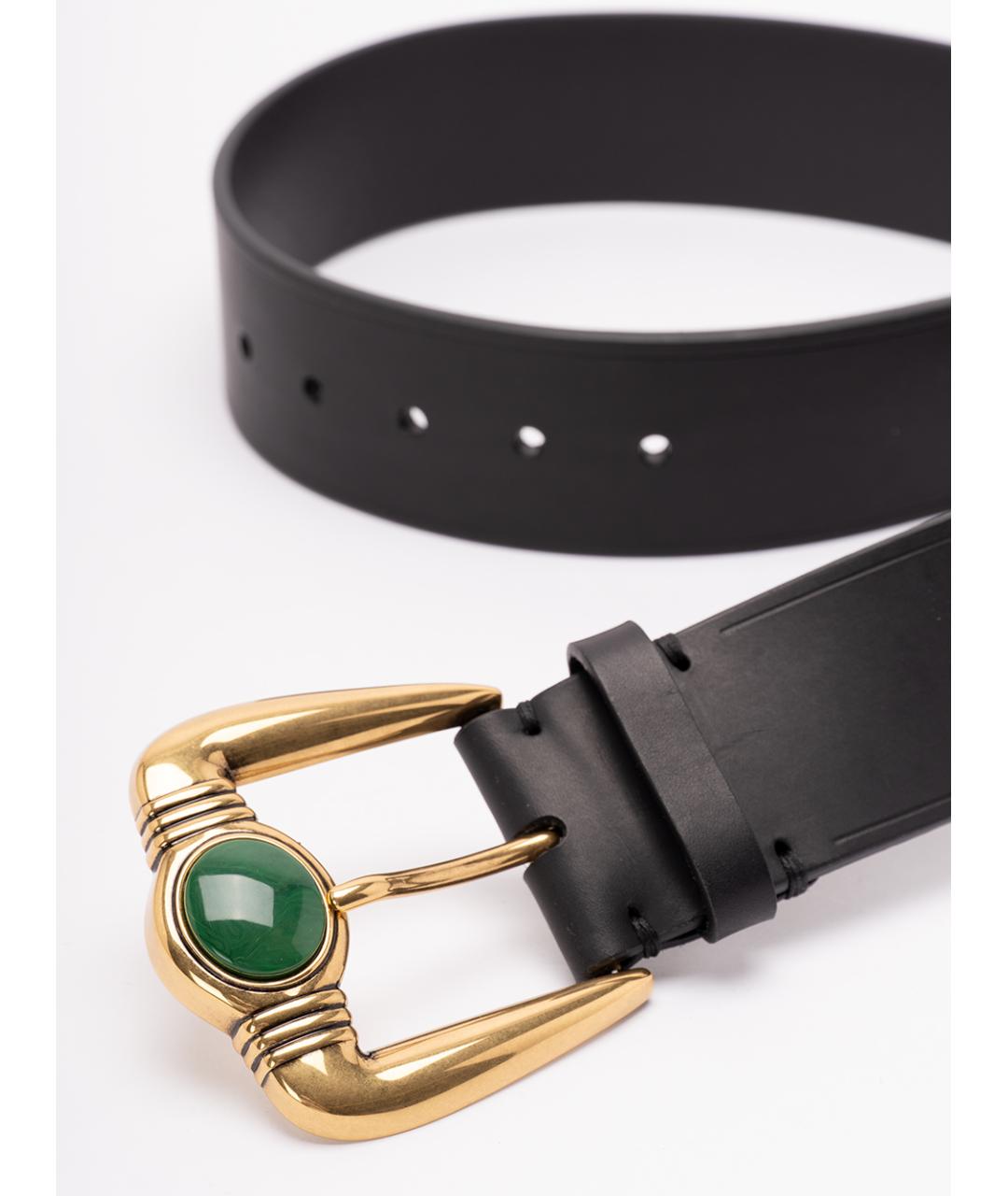 ETRO Черный кожаный ремень, фото 2