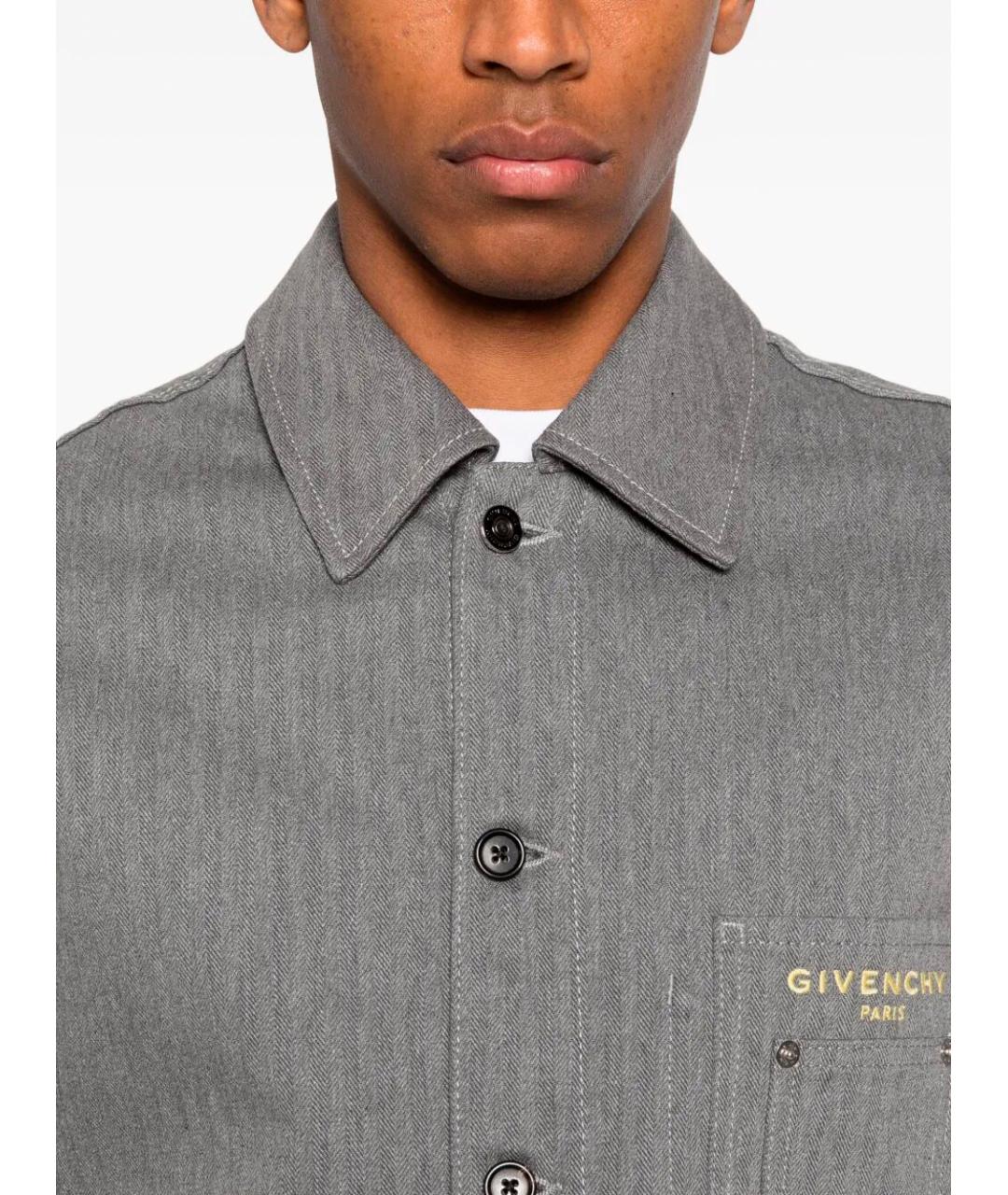 GIVENCHY Серая хлопковая куртка, фото 5
