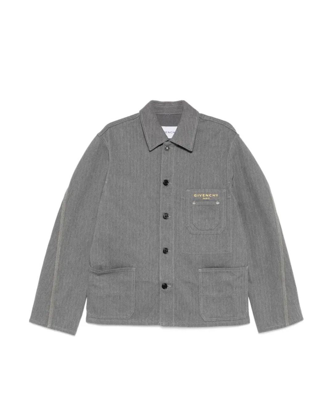 GIVENCHY Серая хлопковая куртка, фото 1