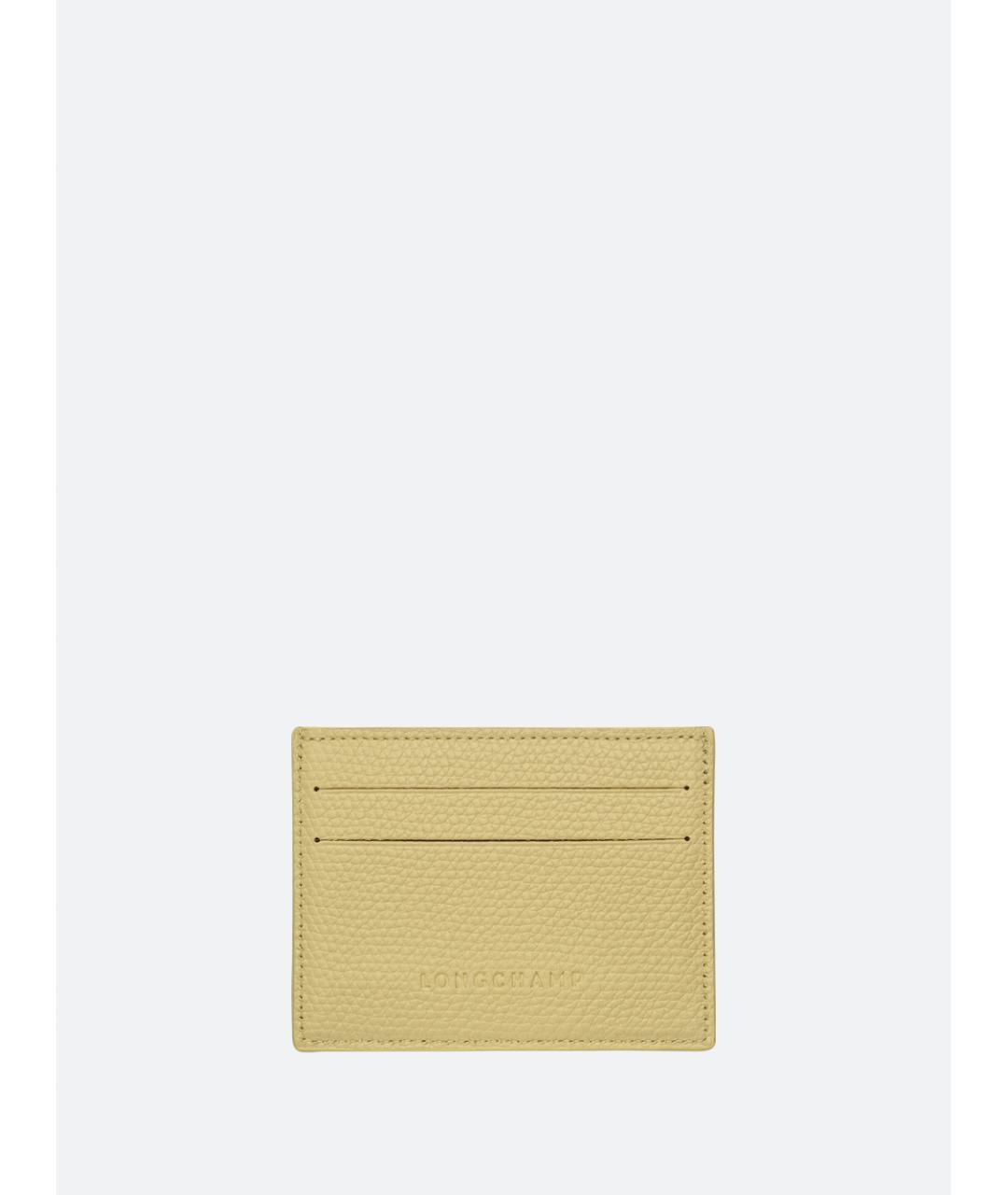 LONGCHAMP Зеленый кожаный кошелек, фото 2