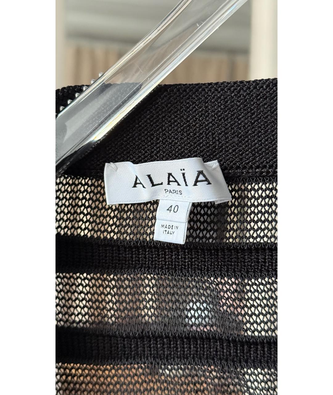 ALAIA Черное вечернее платье, фото 3