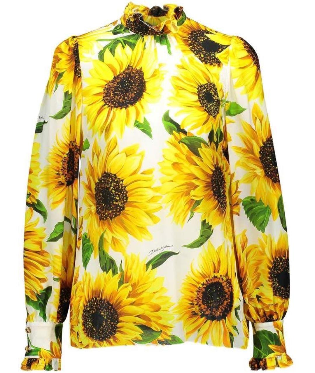 DOLCE&GABBANA Шелковая блузы, фото 3