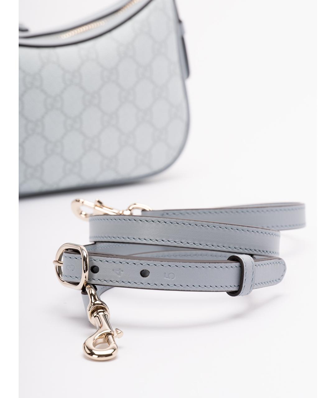 GUCCI Голубая сумка через плечо, фото 4