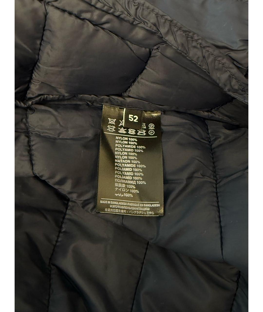 JOHN RICHMOND Темно-синий полиамидовый пуховик, фото 4