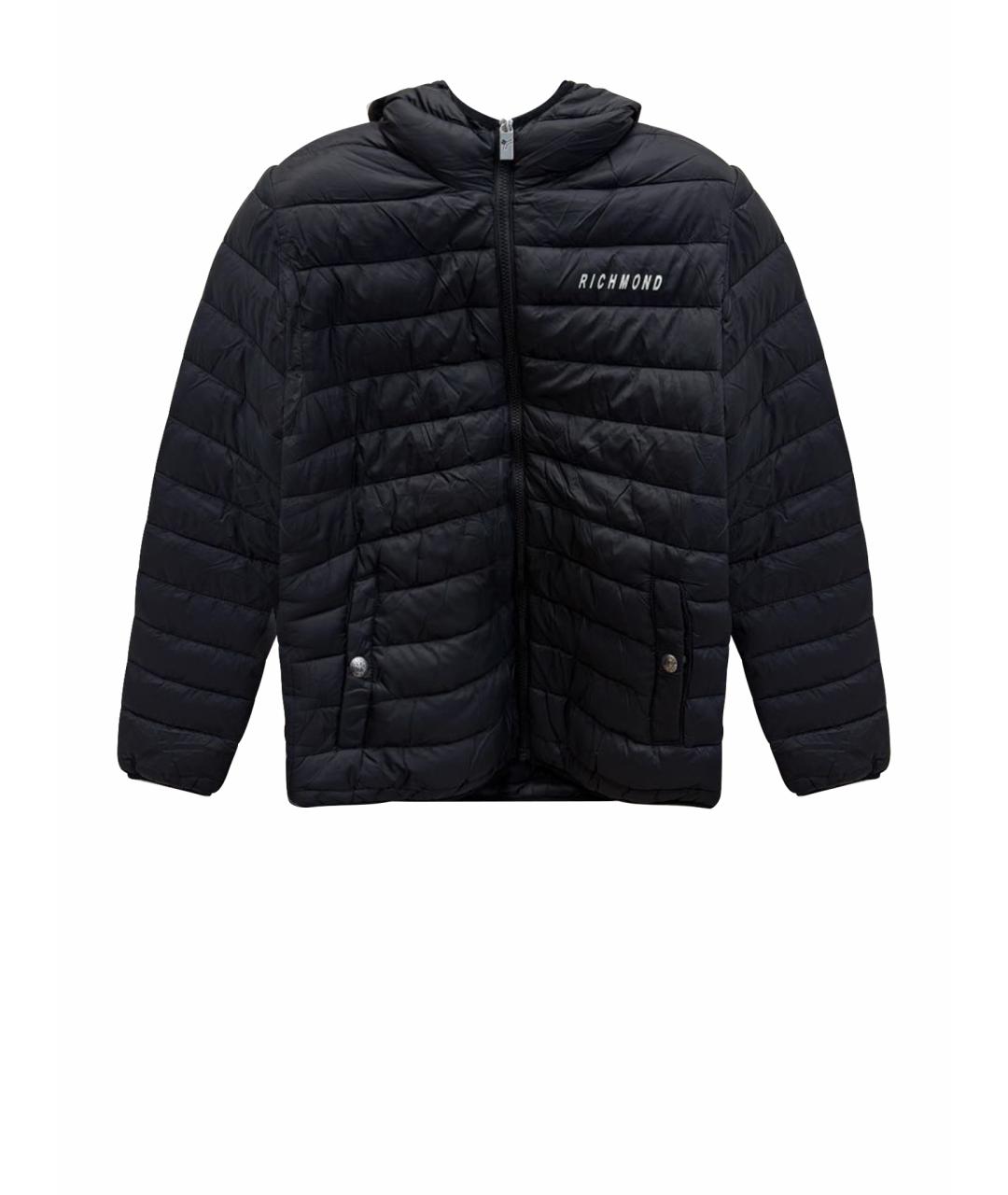 JOHN RICHMOND Черная полиамидовая куртка, фото 1