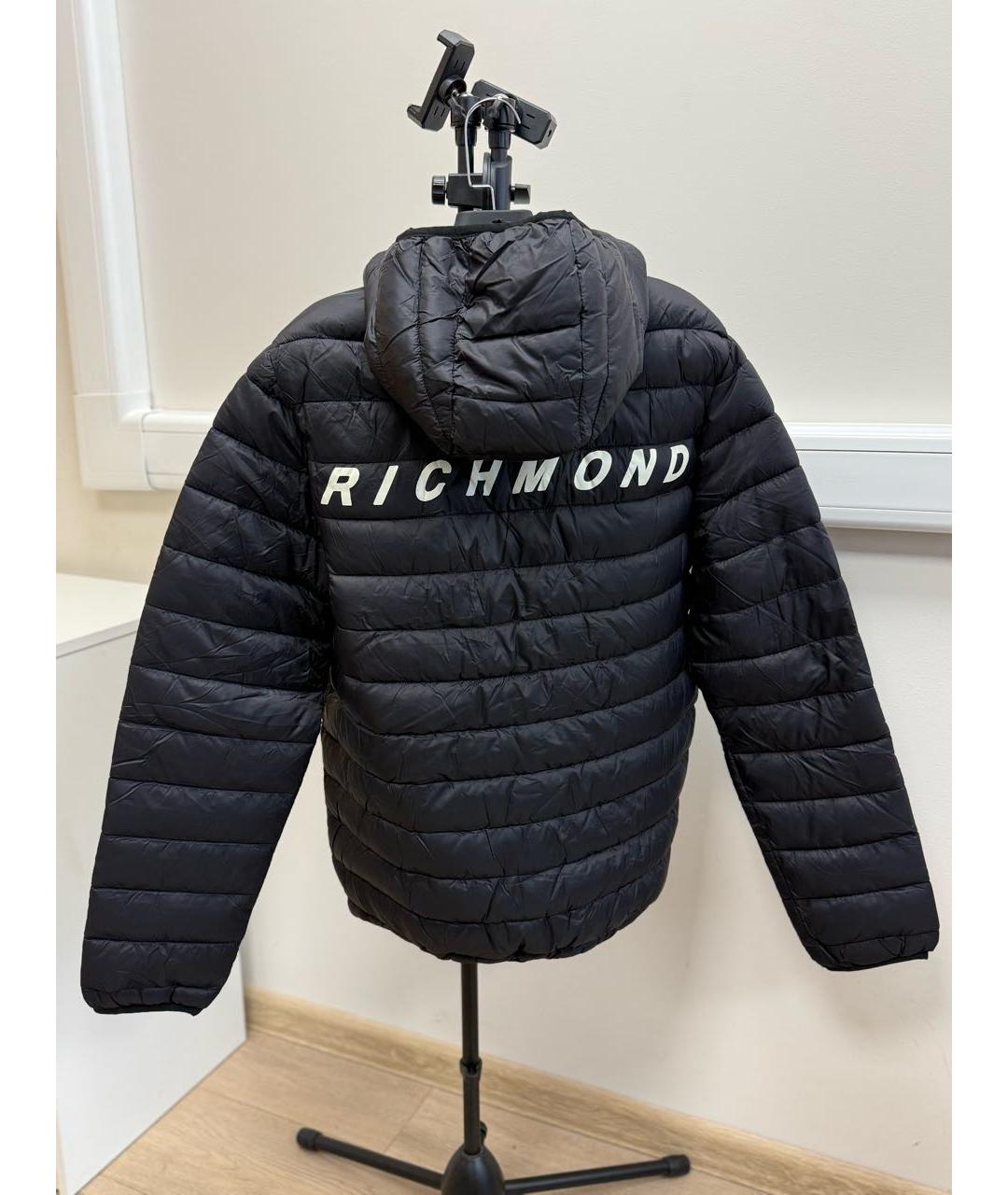 JOHN RICHMOND Черная полиамидовая куртка, фото 2