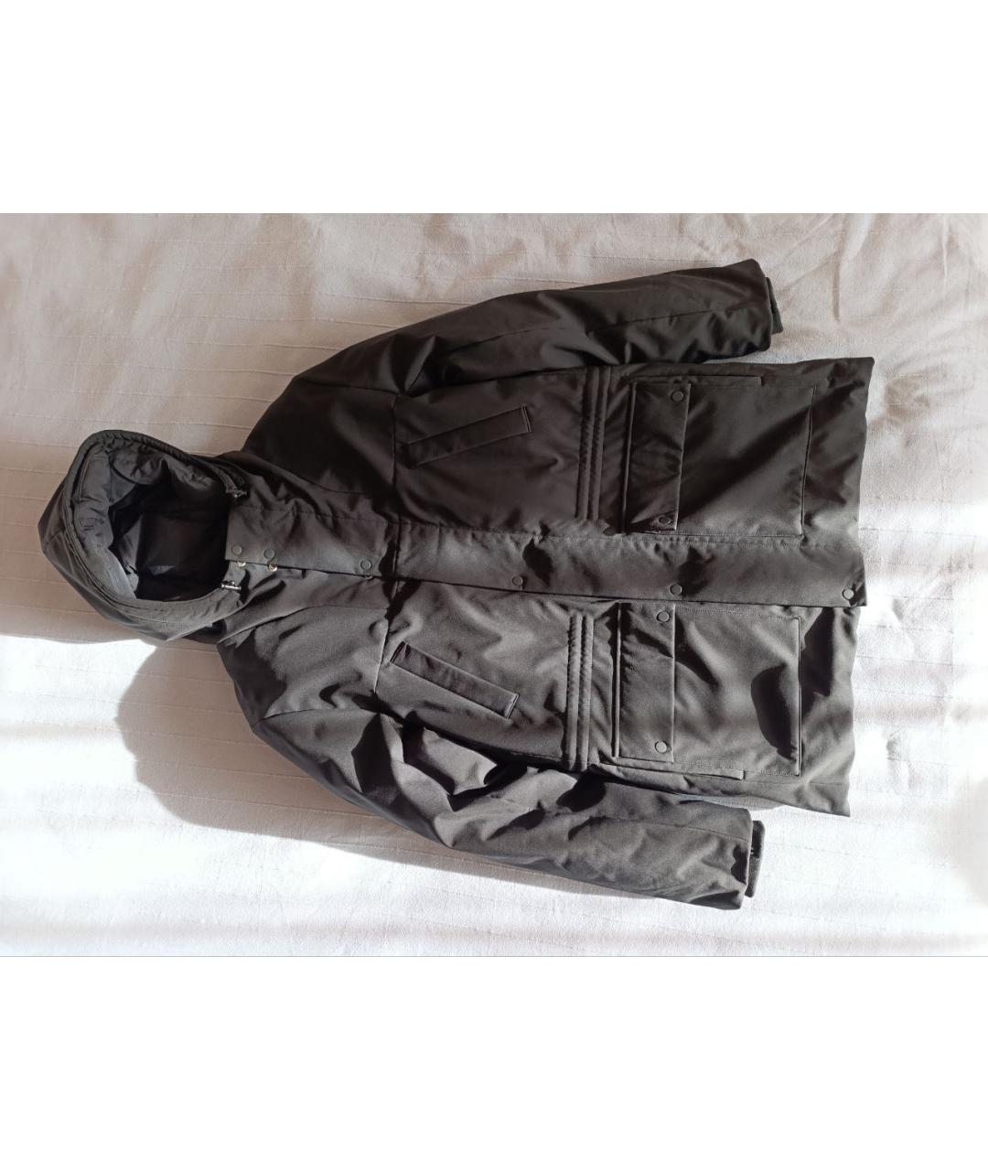 COS Черный полиэстеровый пуховик, фото 3