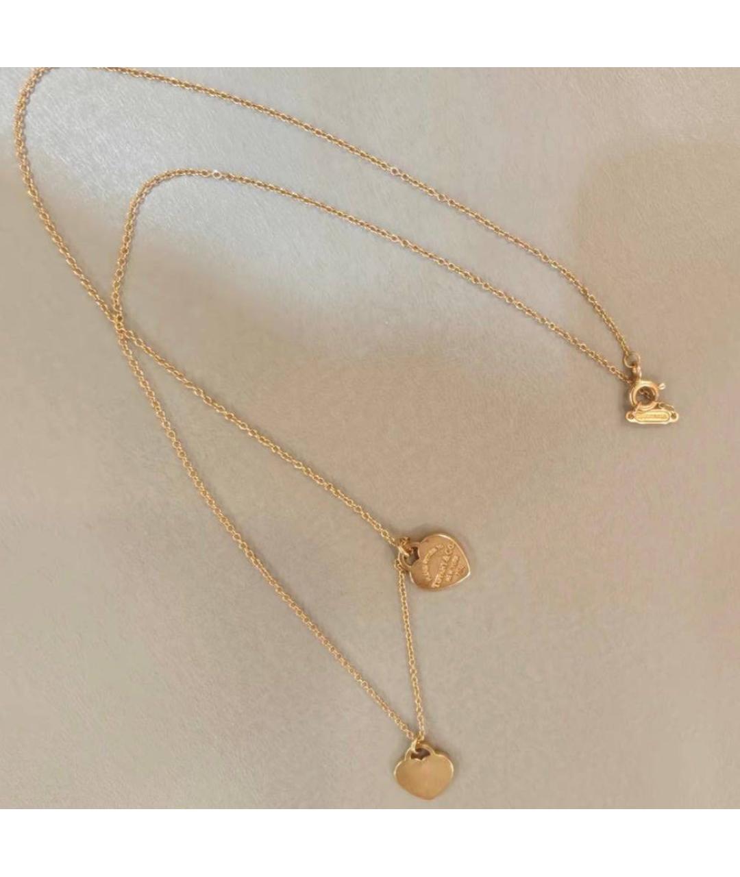 TIFFANY&CO Золотая подвеска из розового золота, фото 5