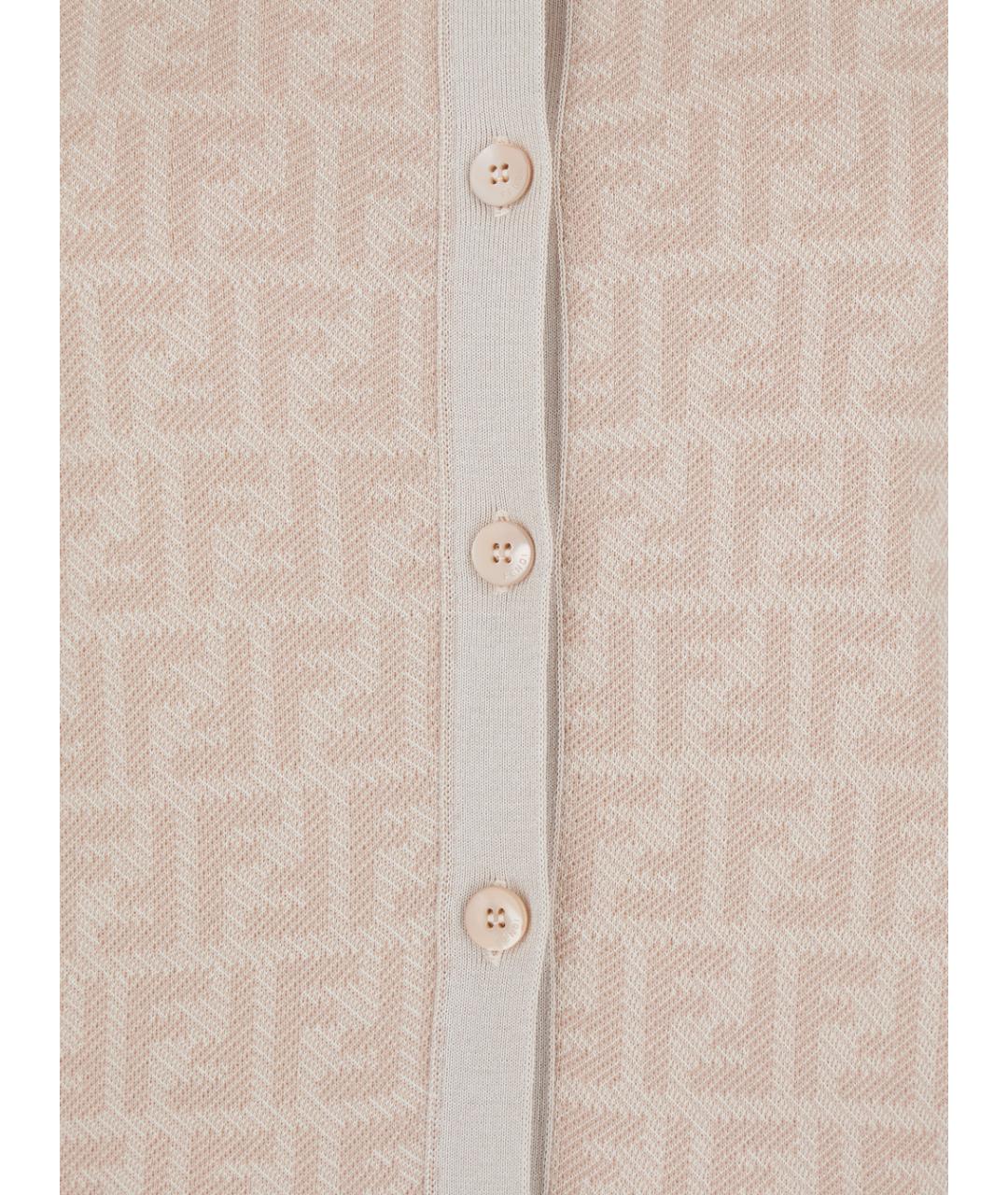 FENDI Розовый шерстяной джемпер / свитер, фото 3