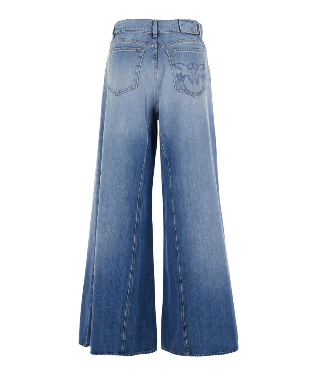 PINKO Синие хлопковые джинсы клеш, фото 2