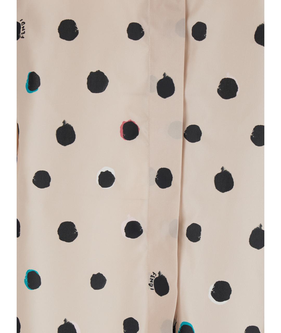 FENDI Розовая шелковая рубашка, фото 3