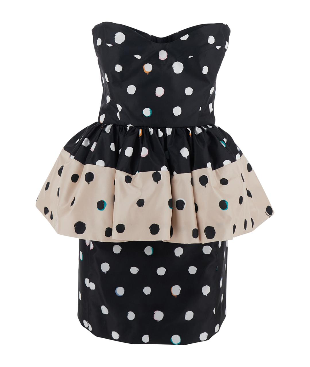 FENDI Черное шелковое вечернее платье, фото 1