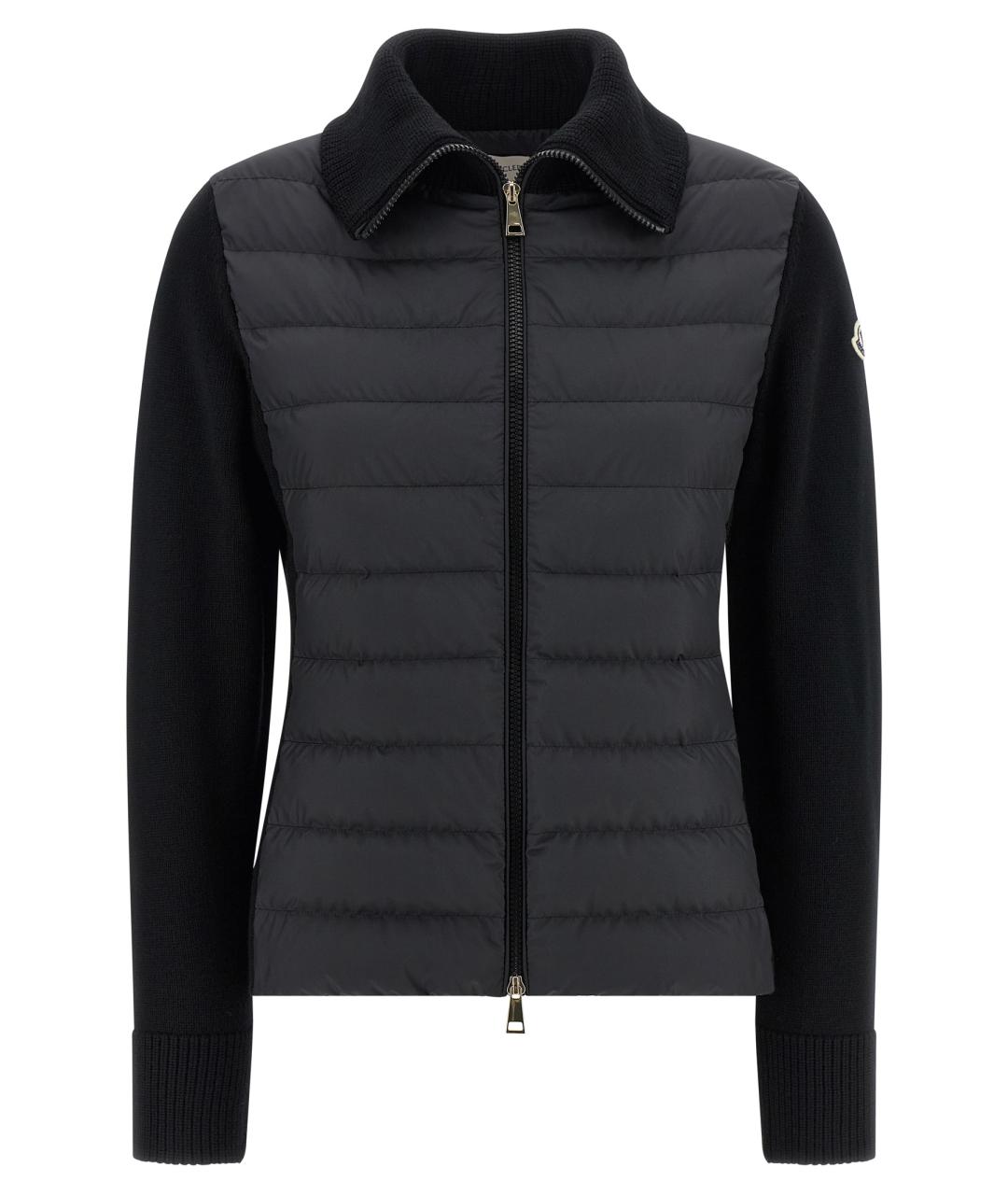 MONCLER Черная шерстяная куртка, фото 1