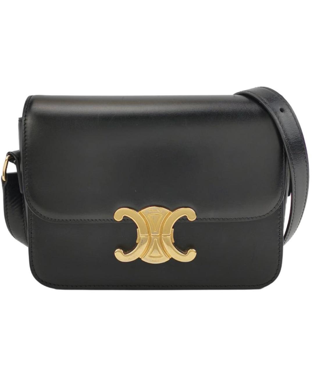 CELINE Кожаная сумка через плечо, фото 5