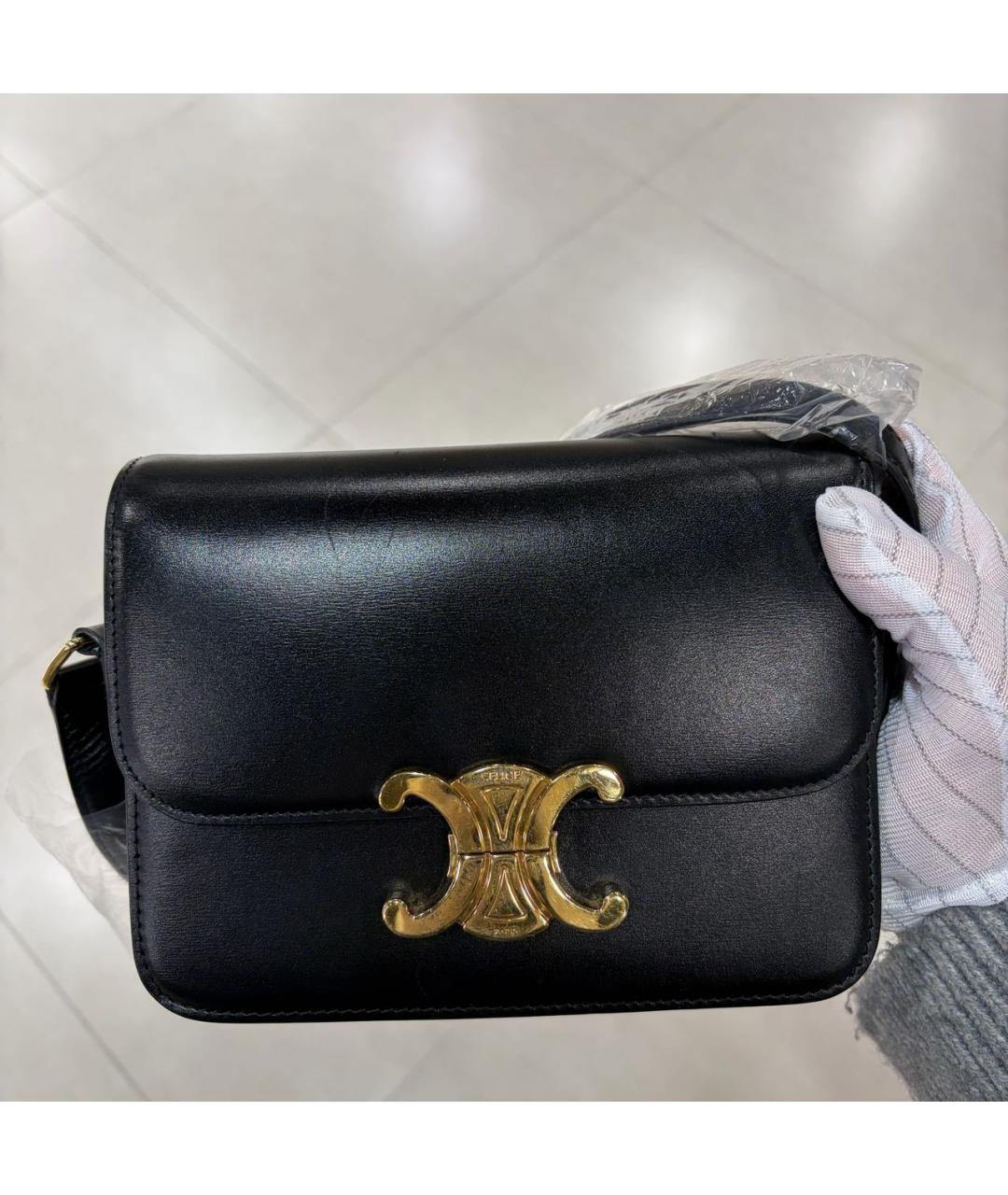 CELINE Кожаная сумка через плечо, фото 2