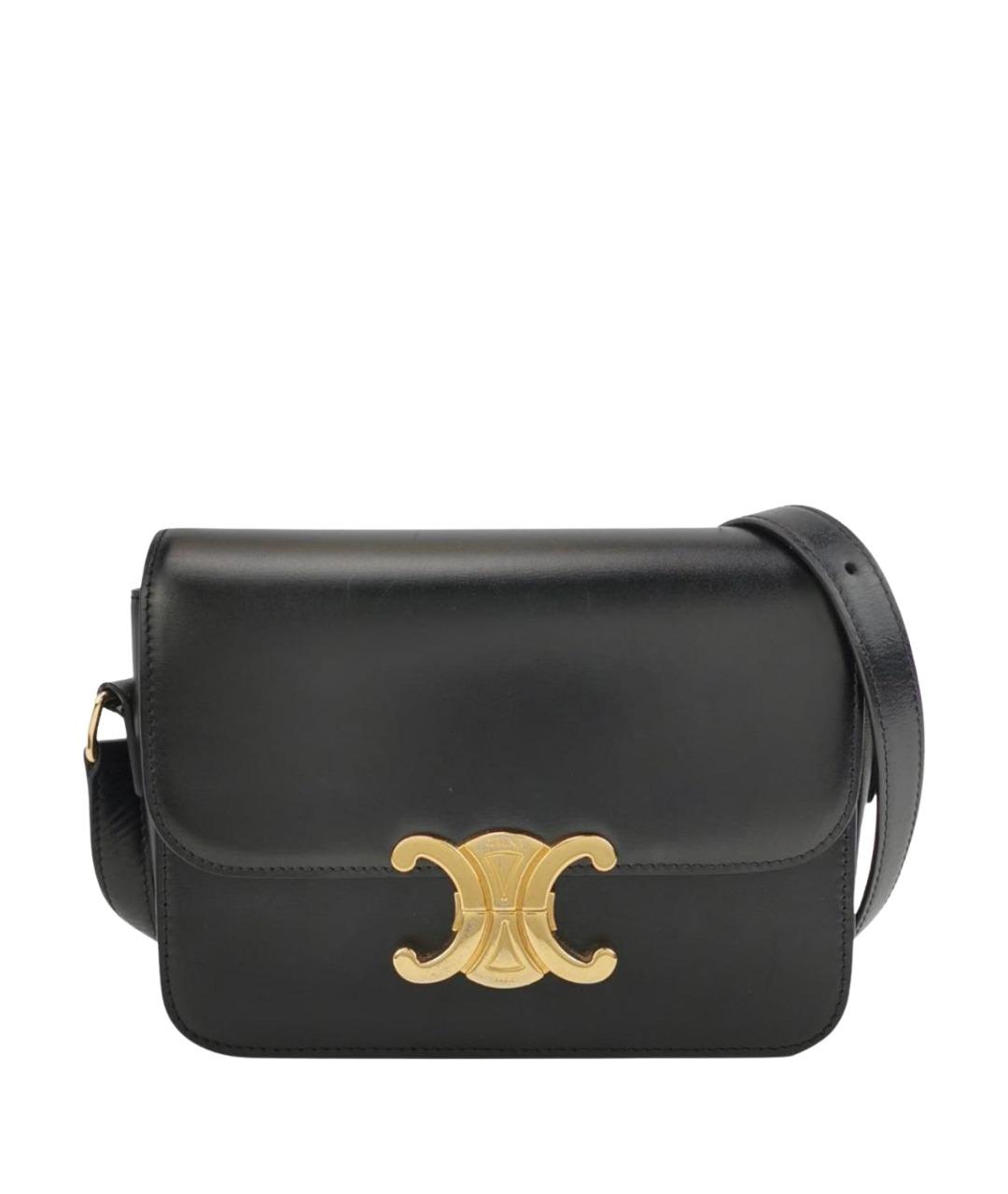 CELINE Кожаная сумка через плечо, фото 1