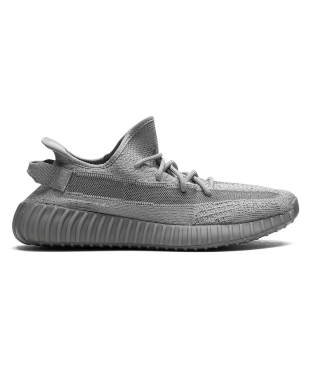 ADIDAS YEEZY Антрацитовые низкие кроссовки / кеды, фото 6
