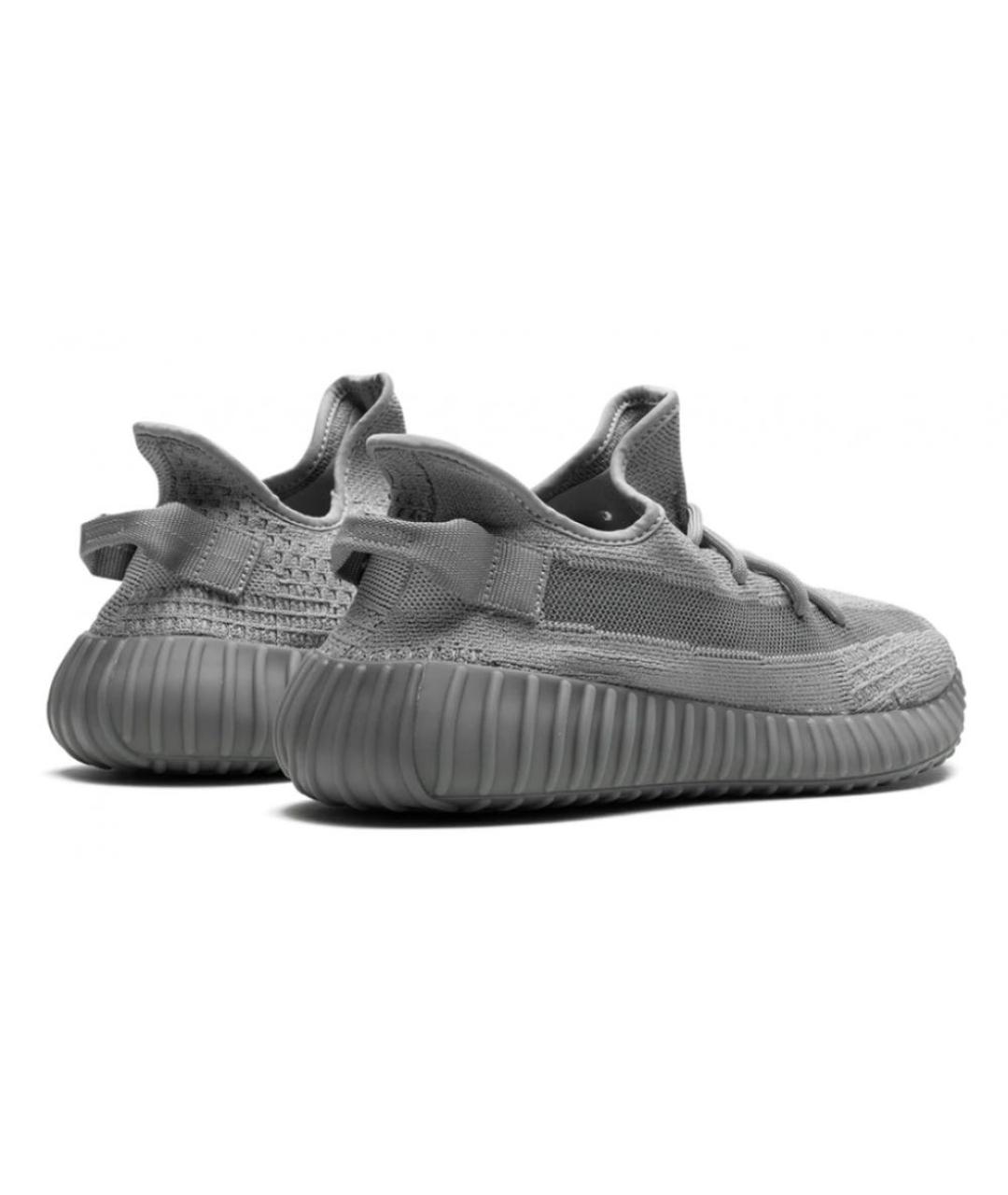 ADIDAS YEEZY Антрацитовые низкие кроссовки / кеды, фото 4