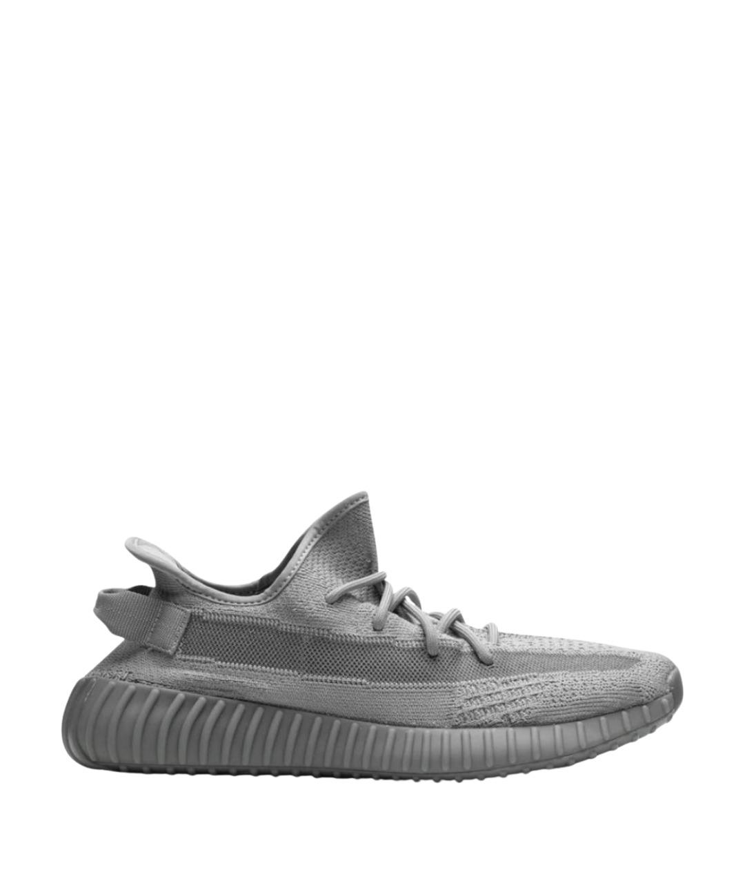 ADIDAS YEEZY Антрацитовые низкие кроссовки / кеды, фото 1