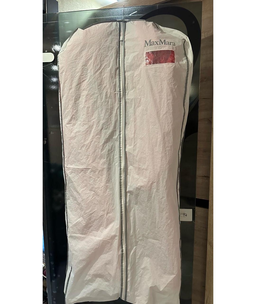 MAX MARA Коралловая шерстяная шуба, фото 7