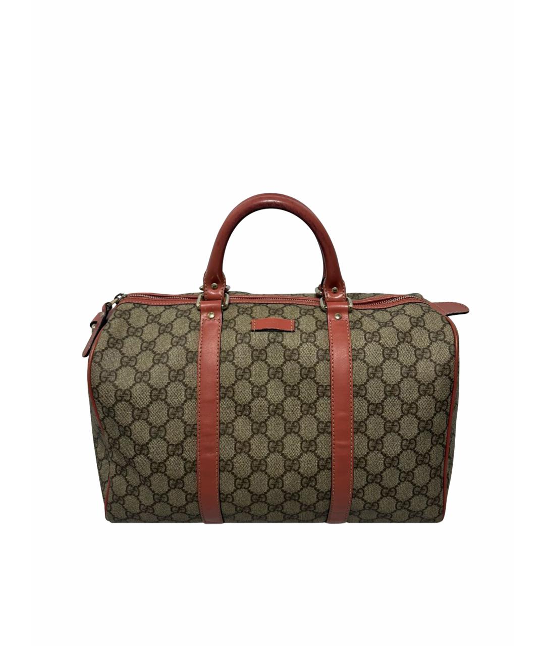 GUCCI Бежевая дорожная/спортивная сумка, фото 1