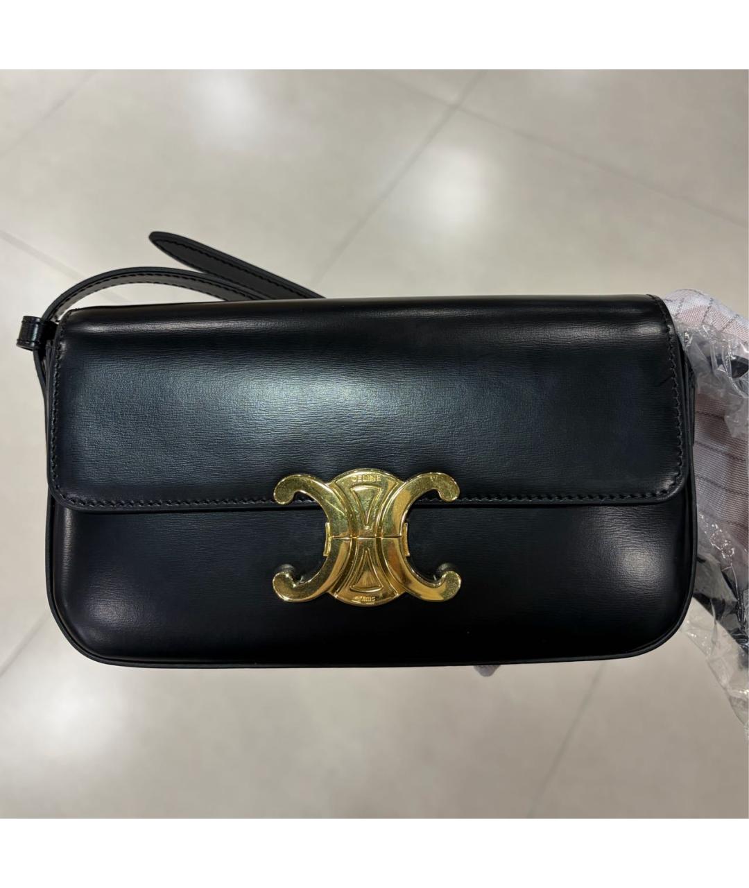 CELINE Кожаная сумка через плечо, фото 2