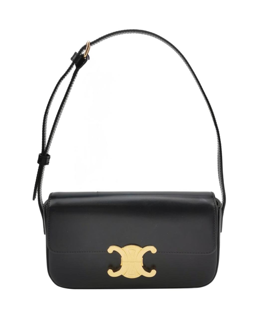 CELINE Кожаная сумка через плечо, фото 1