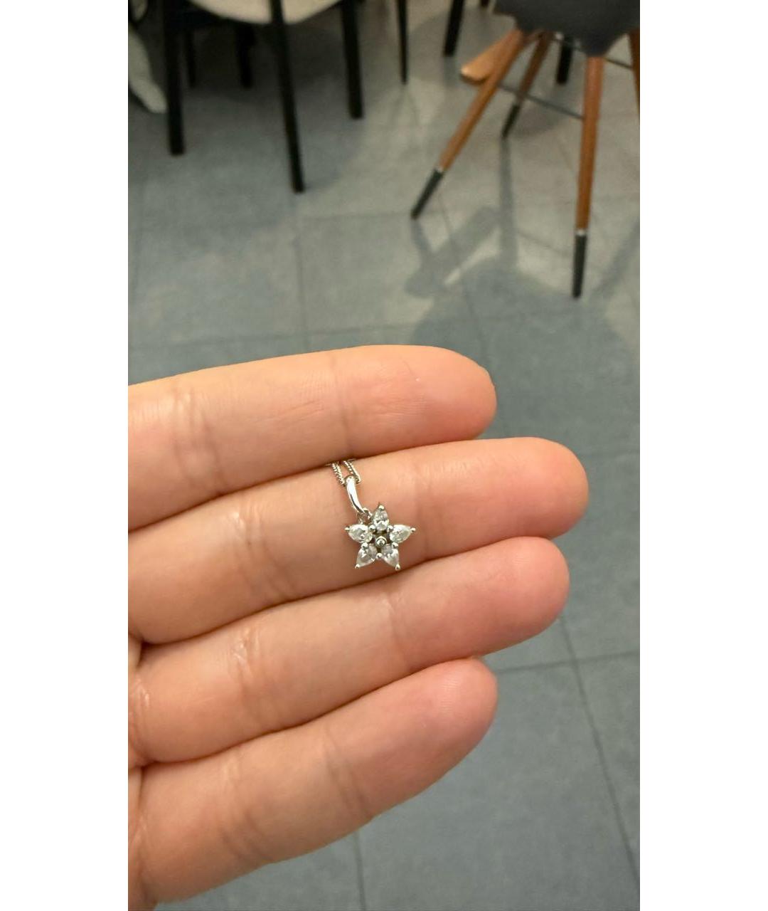 DE BEERS Серебряная подвеска из белого золота, фото 7