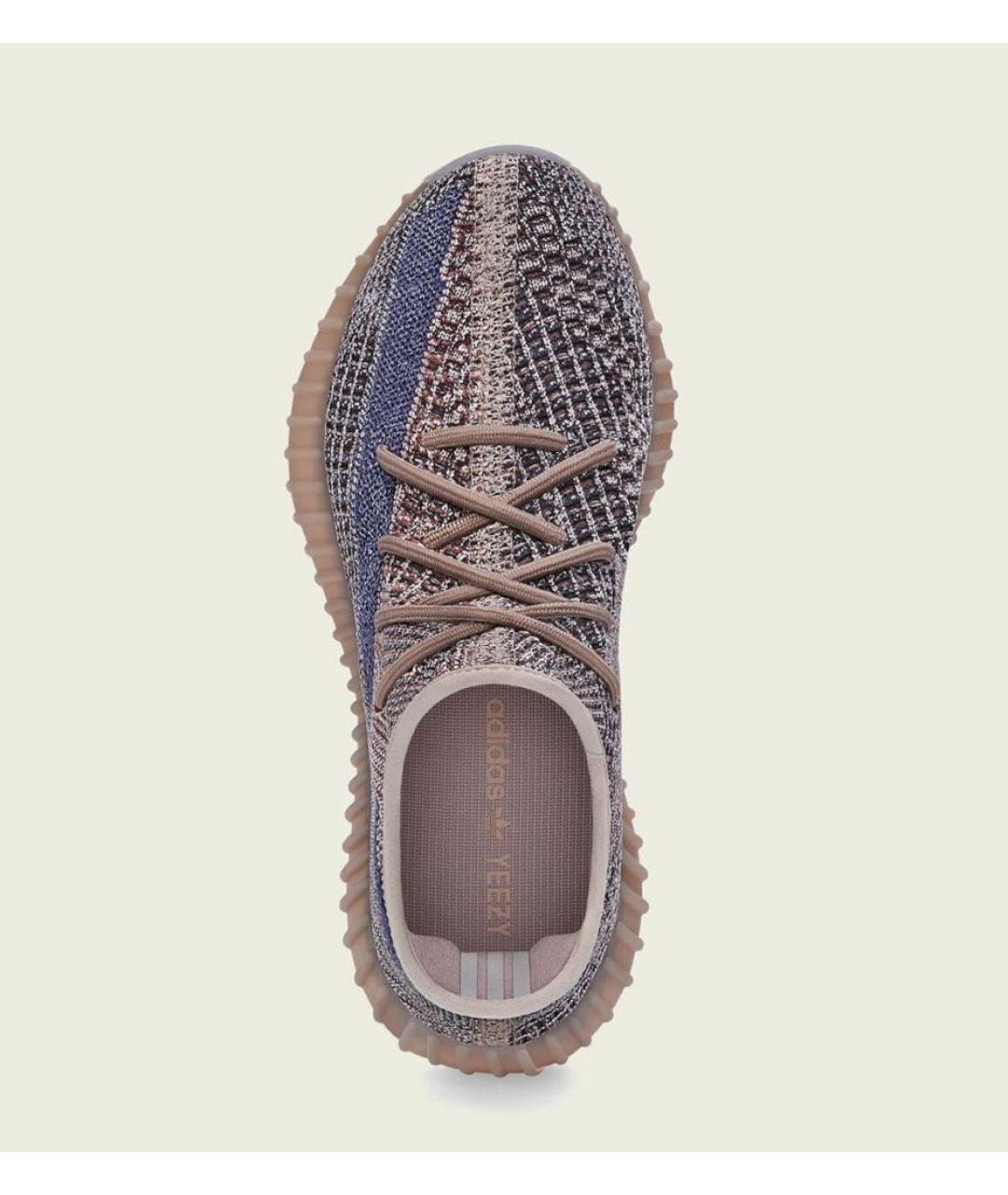 ADIDAS YEEZY Фиолетовые низкие кроссовки / кеды, фото 3