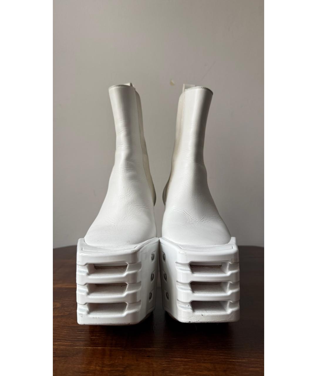 RICK OWENS Белые ботинки, фото 2