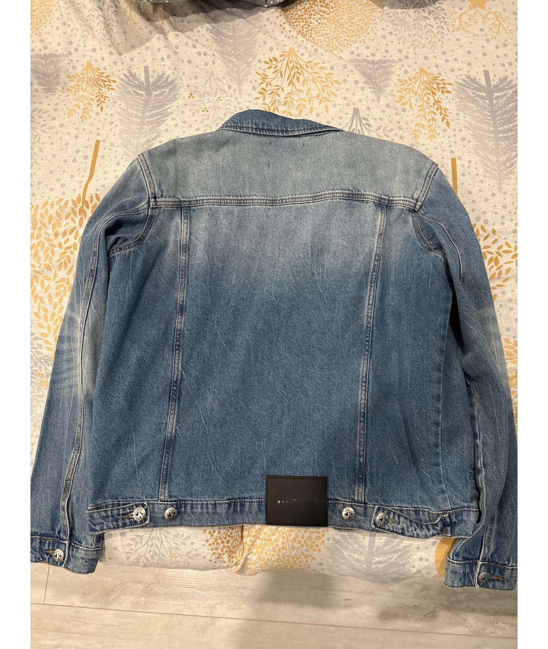 JOHN RICHMOND Синяя деним куртка, фото 2