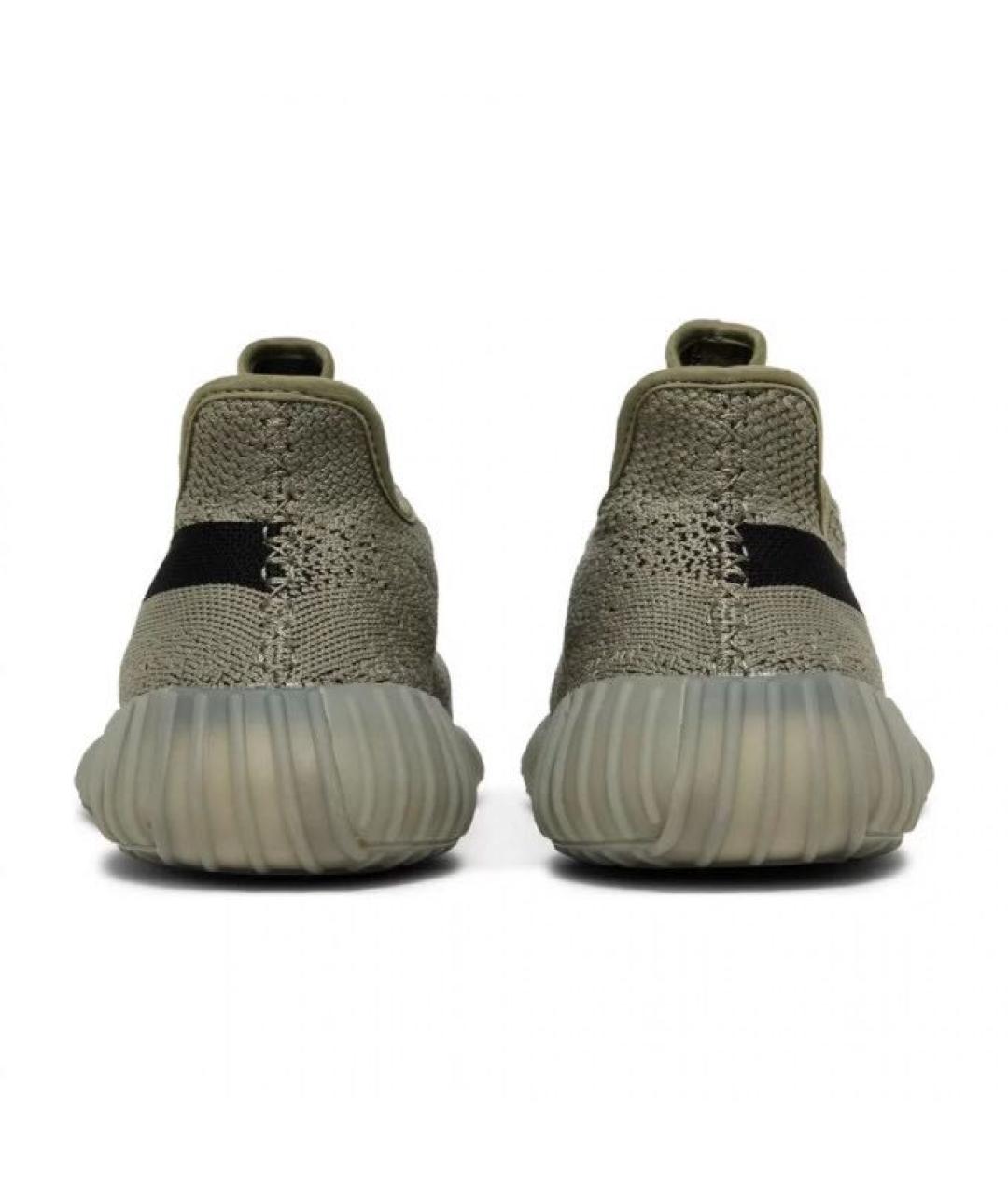 ADIDAS YEEZY Антрацитовые низкие кроссовки / кеды, фото 4