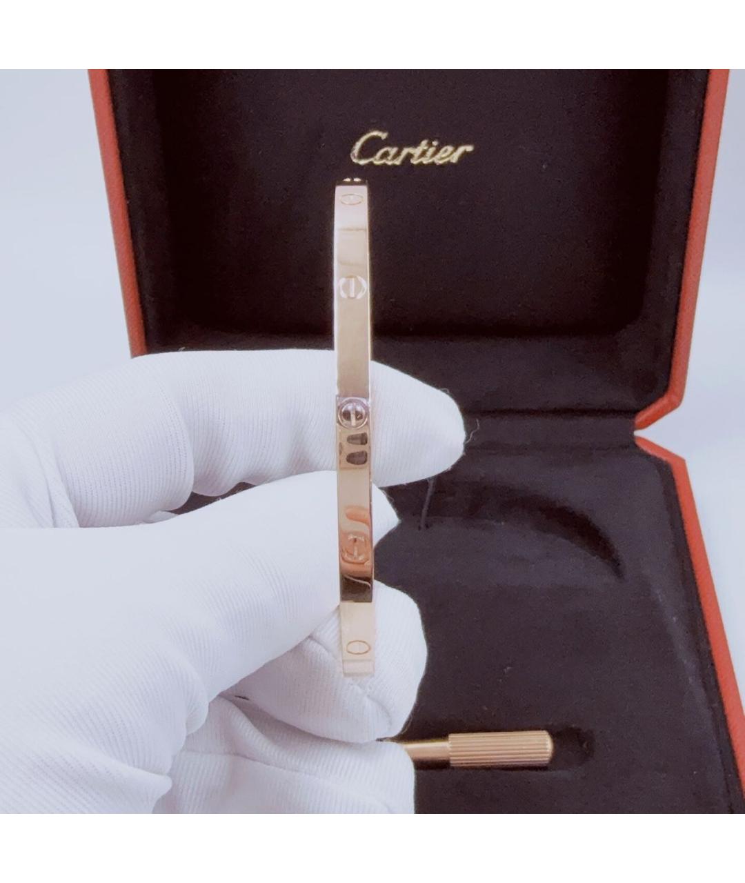 CARTIER Розовый браслет из розового золота, фото 4