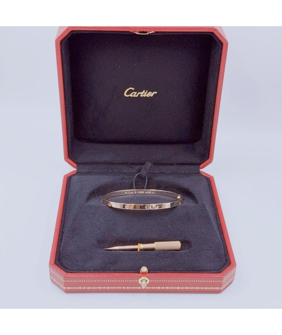 CARTIER Розовый браслет из розового золота, фото 2