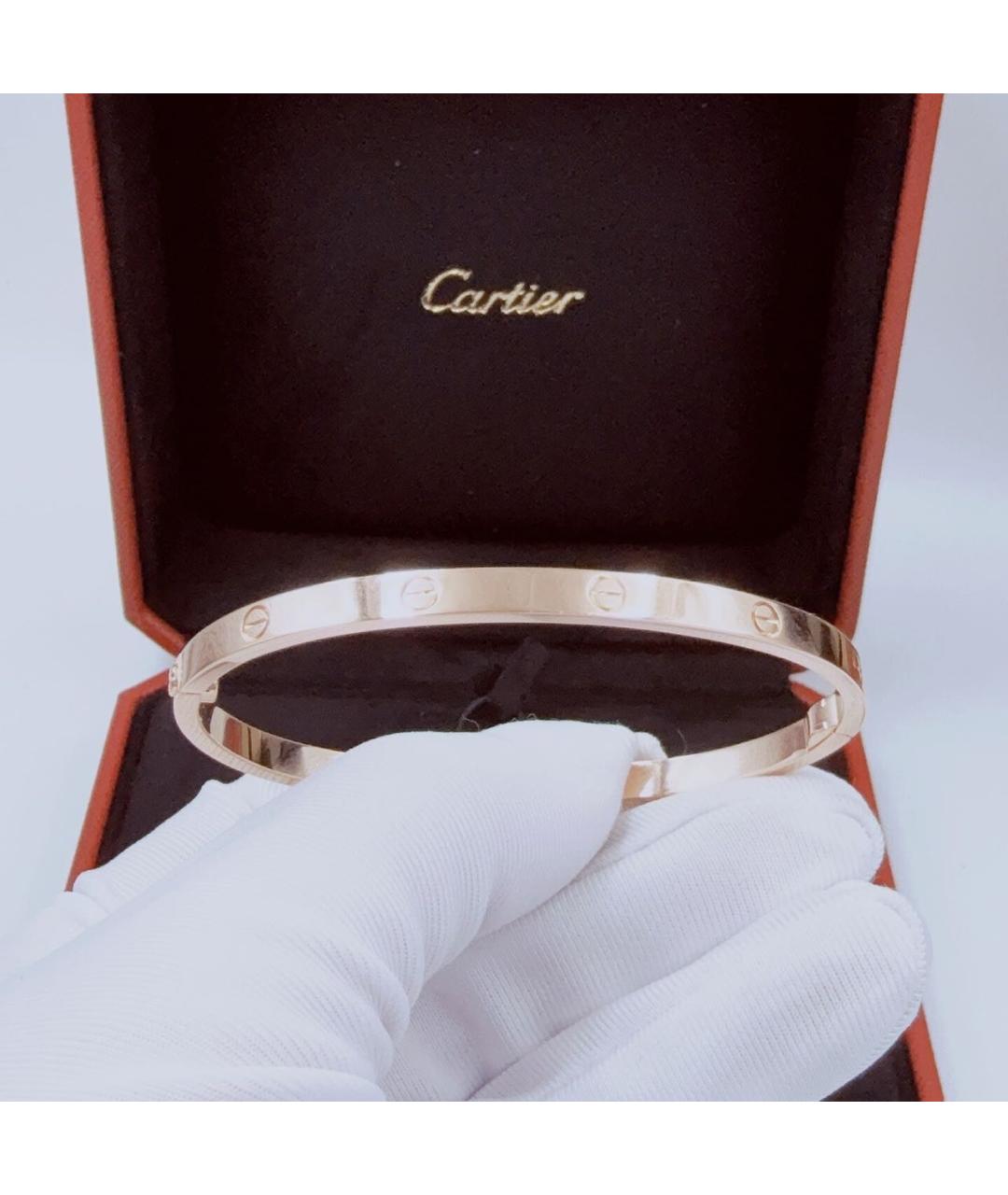 CARTIER Розовый браслет из розового золота, фото 3