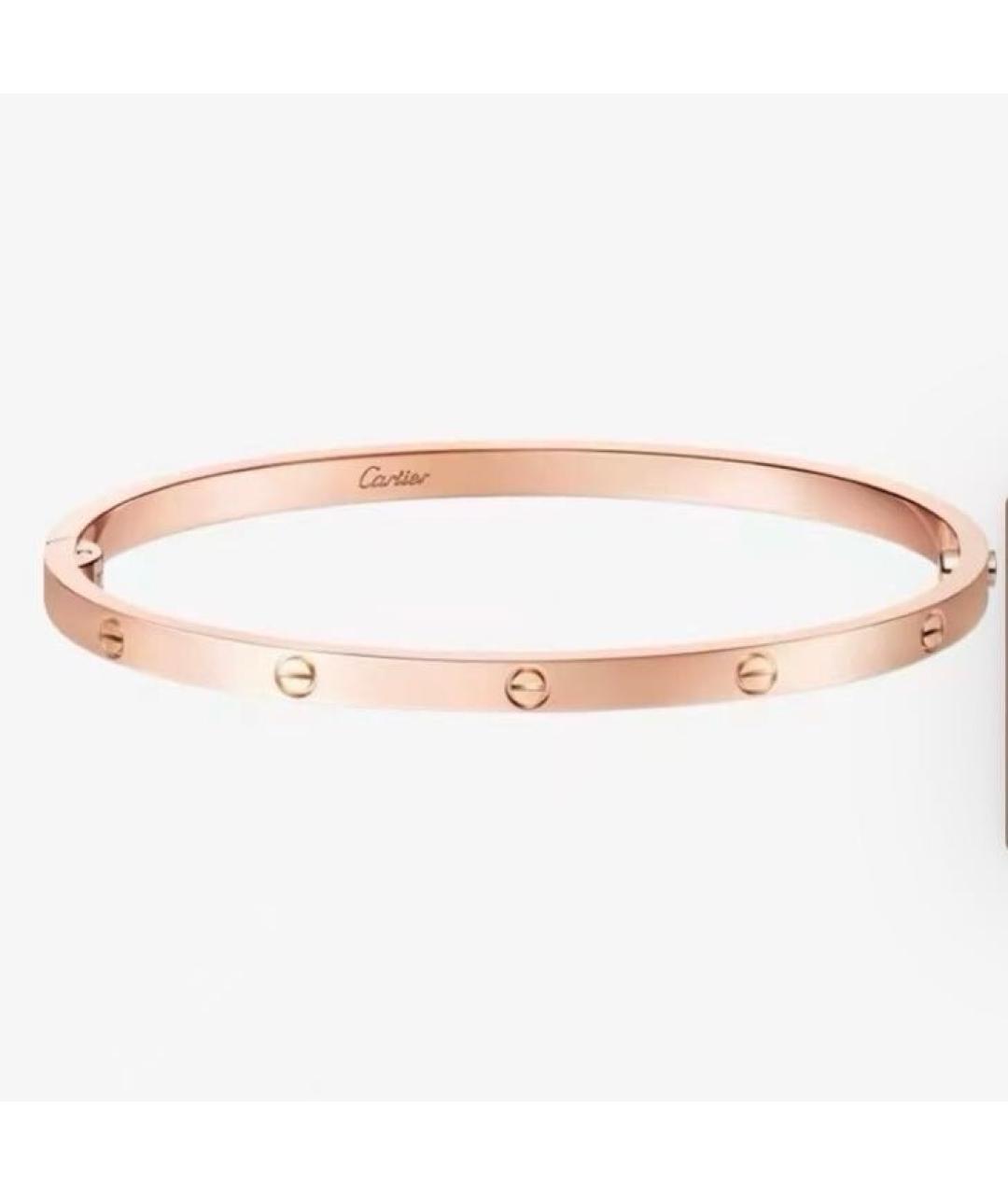 CARTIER Розовый браслет из розового золота, фото 8