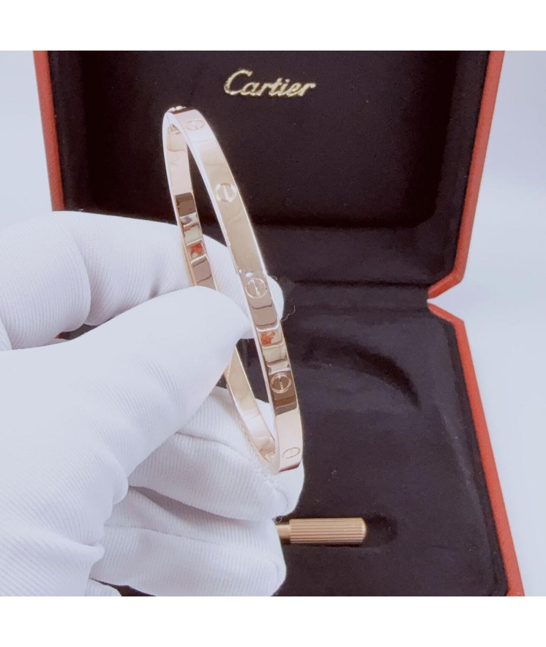 CARTIER Розовый браслет из розового золота, фото 5