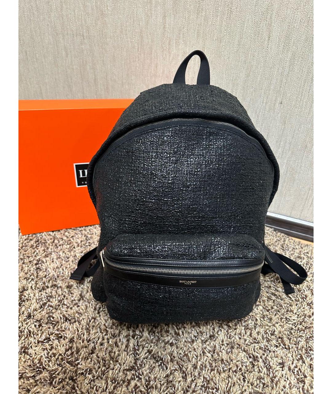 SAINT LAURENT Черный рюкзак, фото 2