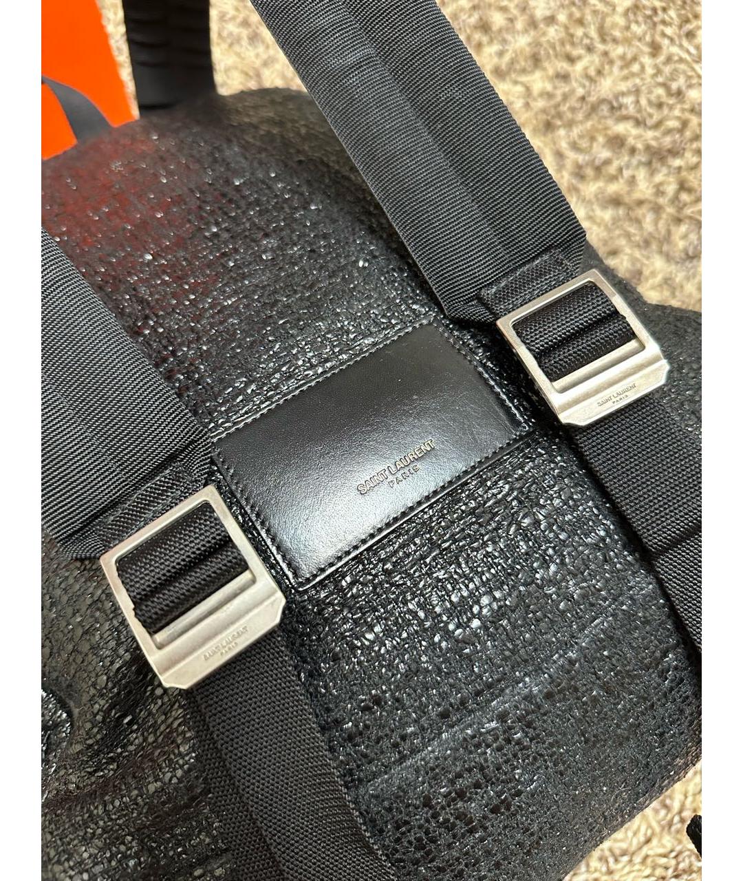 SAINT LAURENT Черный рюкзак, фото 5