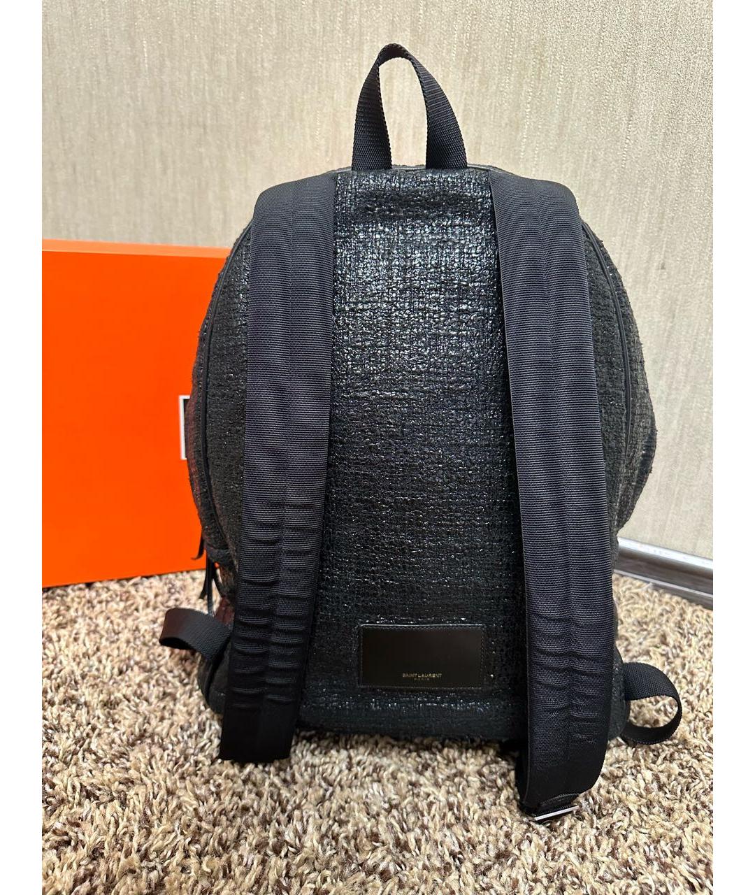 SAINT LAURENT Черный рюкзак, фото 4