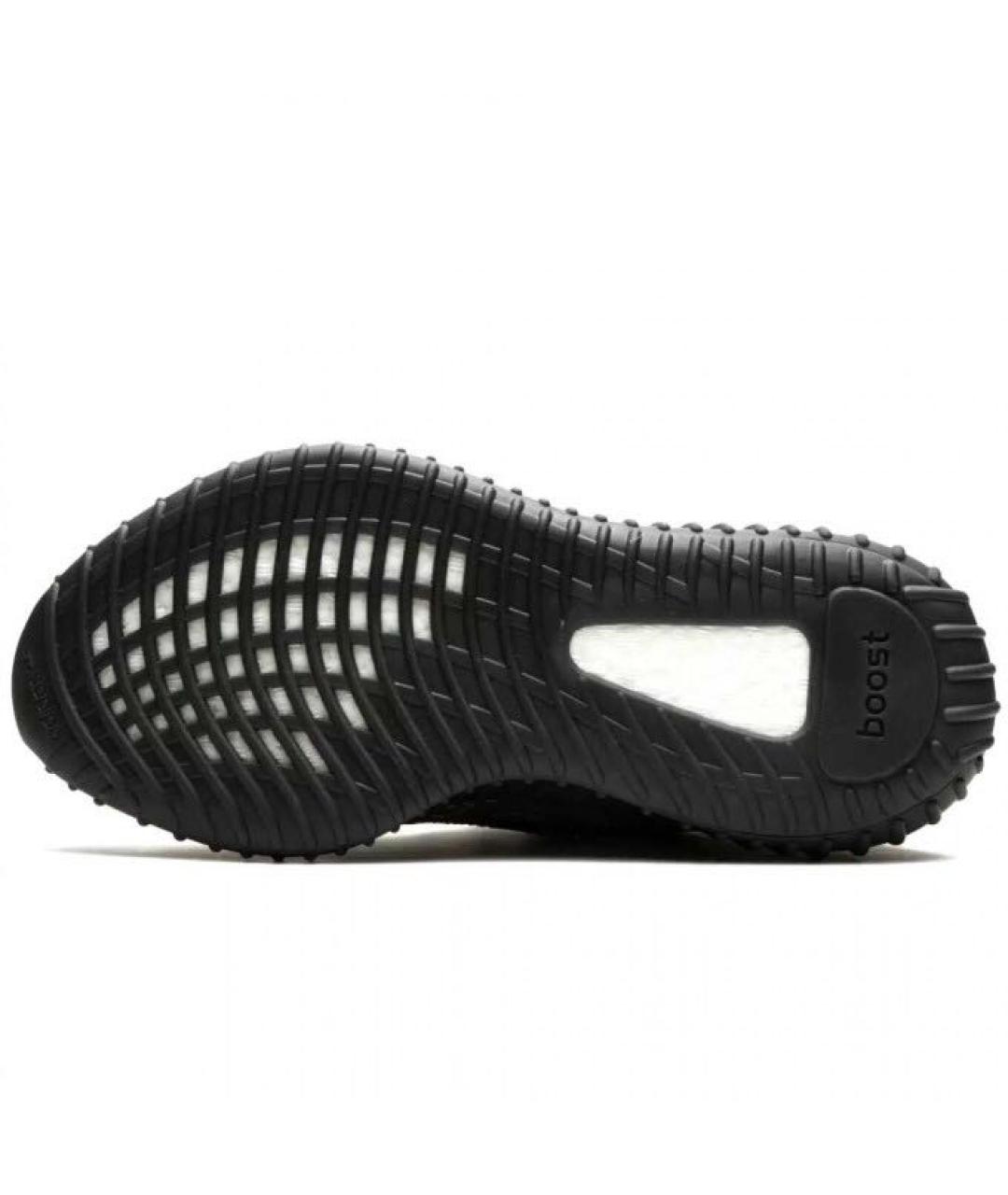 ADIDAS YEEZY Черные текстильные низкие кроссовки / кеды, фото 6