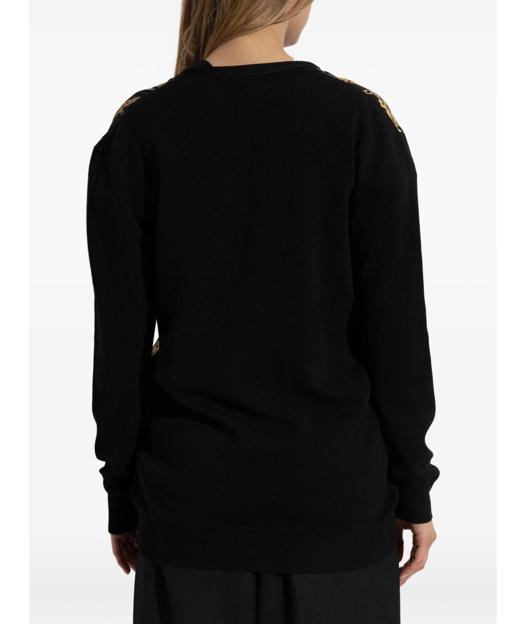 BALMAIN Черный шерстяной кардиган, фото 4