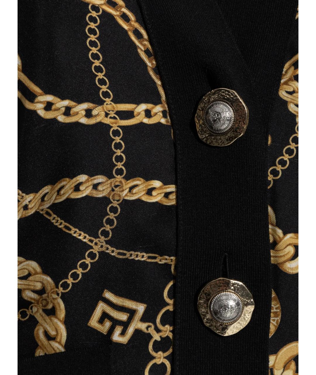 BALMAIN Черный шерстяной кардиган, фото 5