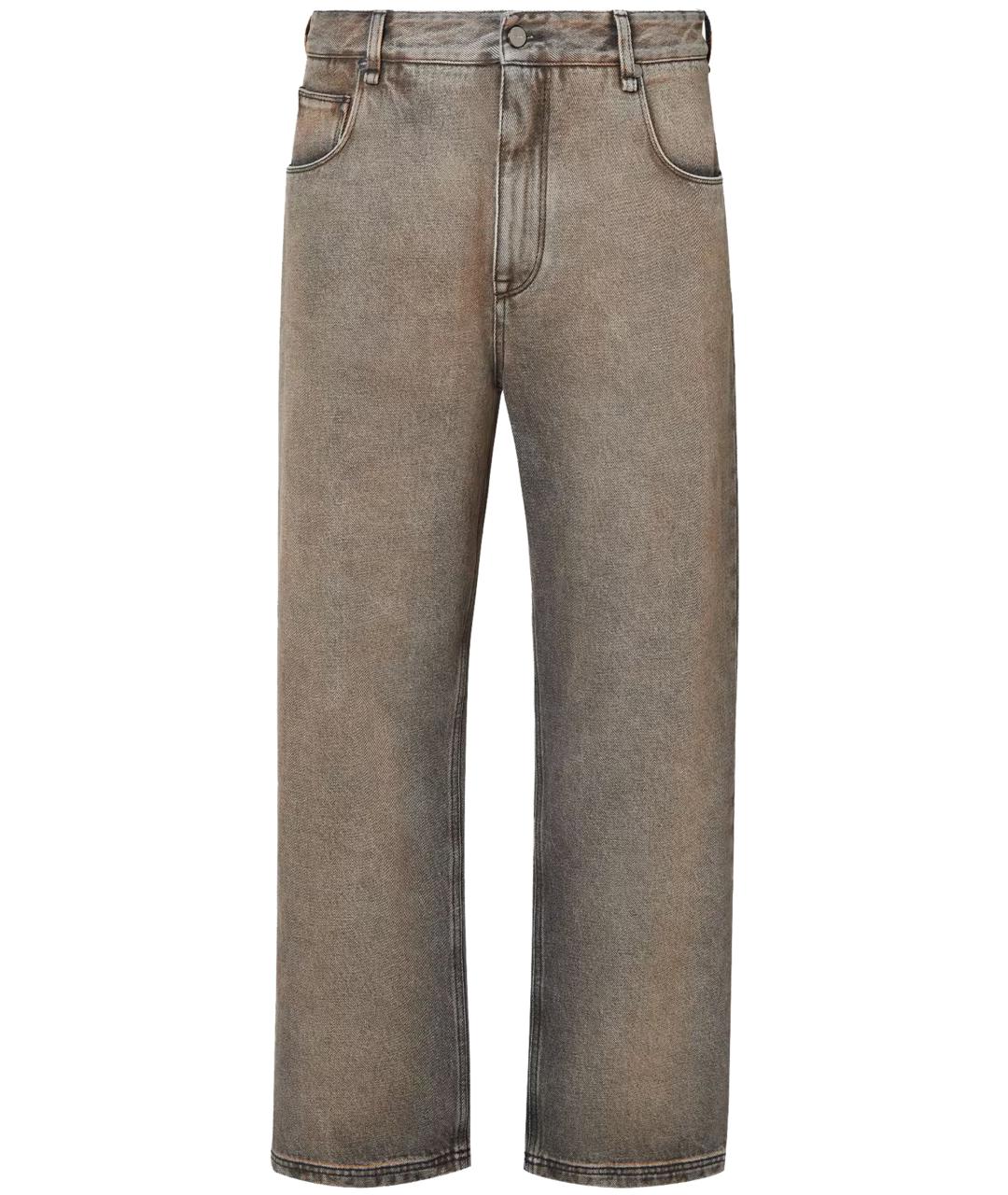 FENDI Серые прямые джинсы, фото 1