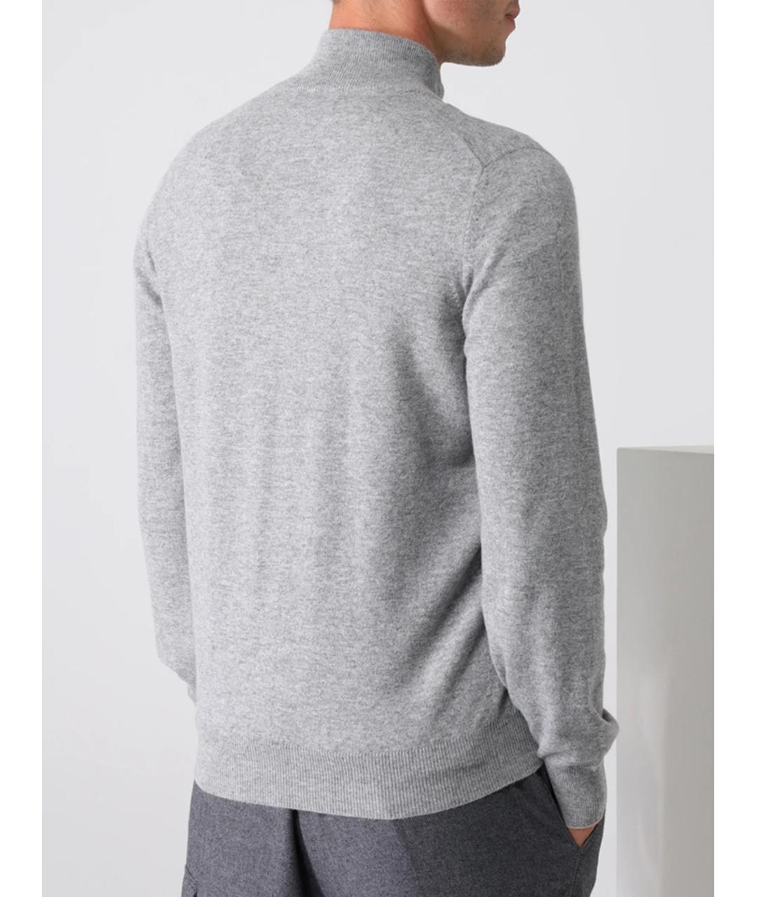 BRUNELLO CUCINELLI Серый кашемировый кардиган, фото 3