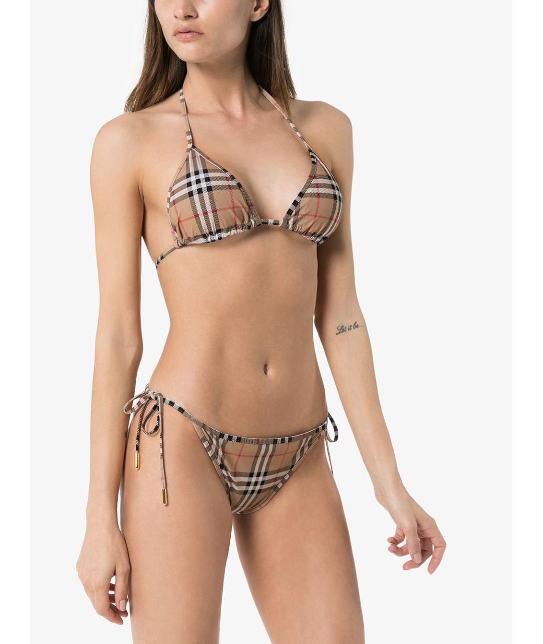 BURBERRY Мульти полиамидовый купальник, фото 4