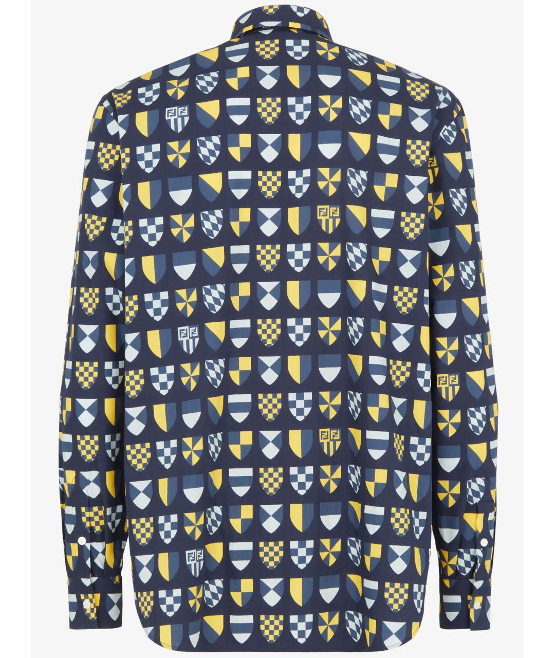 FENDI Мульти хлопковая кэжуал рубашка, фото 2