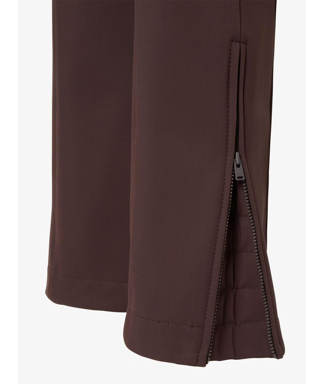 FENDI Коричневые полиамидовые спортивные брюки и шорты, фото 3