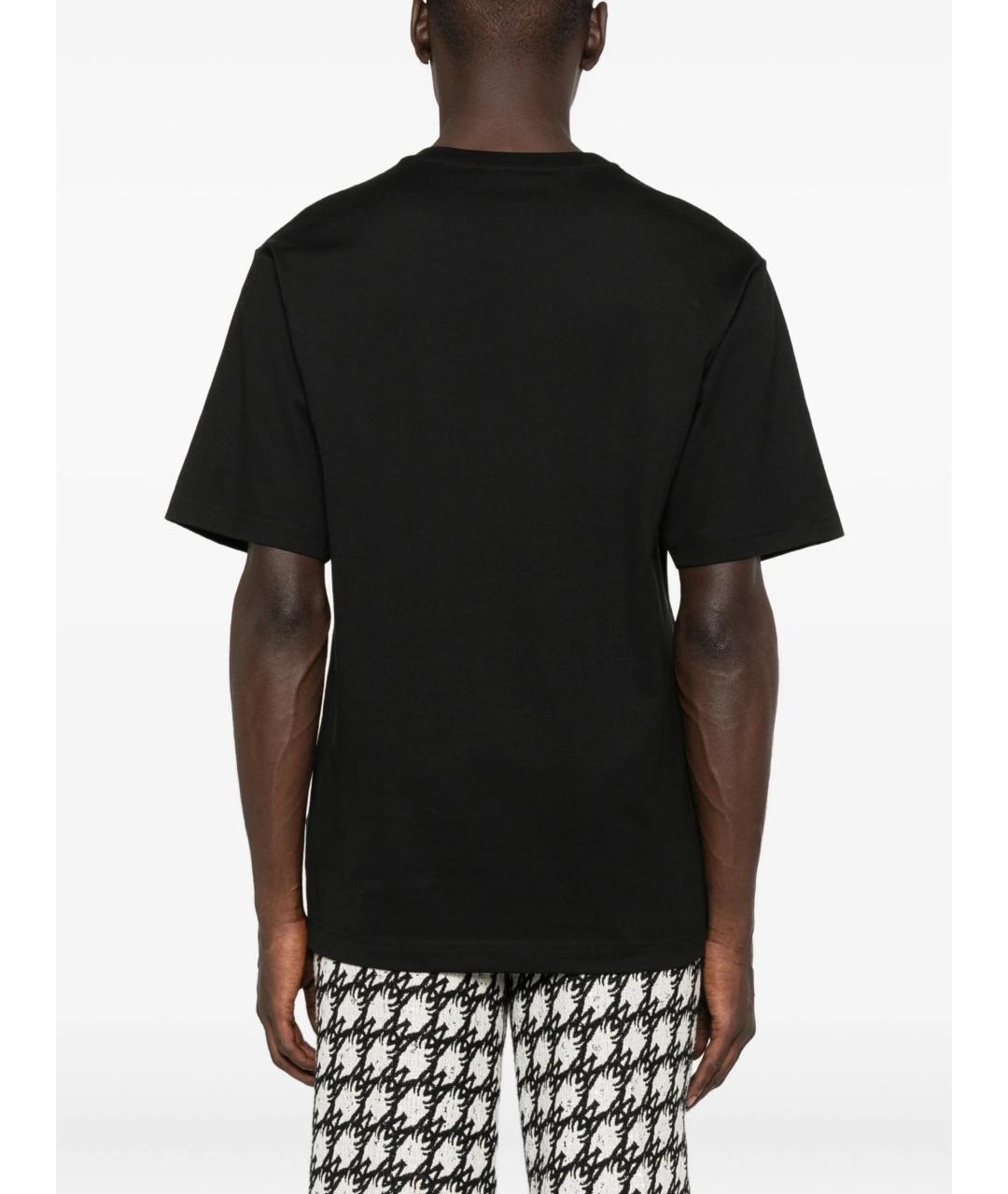 DOLCE&GABBANA Черная хлопковая футболка, фото 3