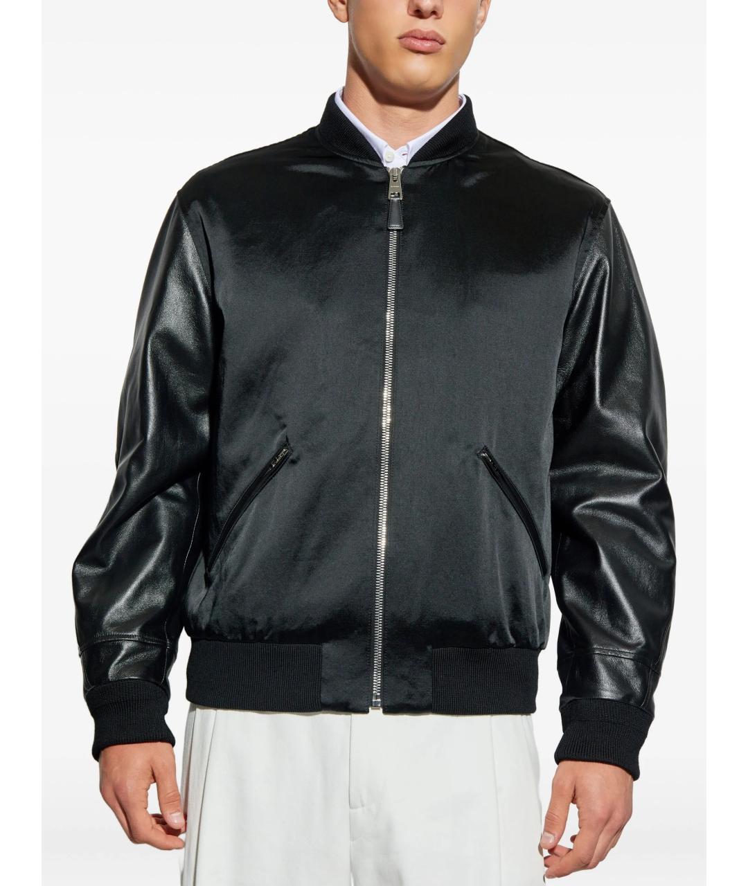 GIVENCHY Черная кожаная куртка, фото 3